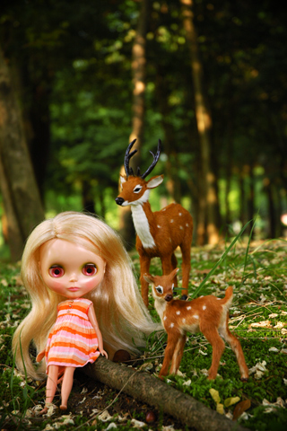 Blythe,deer,bambi,forest