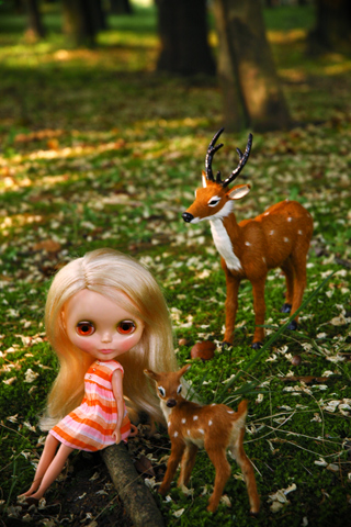 Blythe,deer,bambi,forest