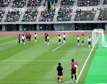 03 Jun 07 - Fagiano Okayama prepare to score for the umpteenth time, probably