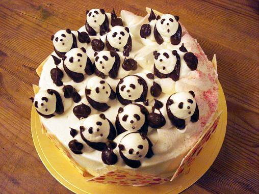 野良パンダ びっくりケーキ １
